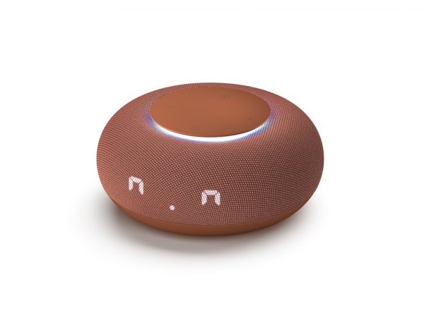 Smart speaker VK Capsule Mini with voice assistant Marusia terracotta