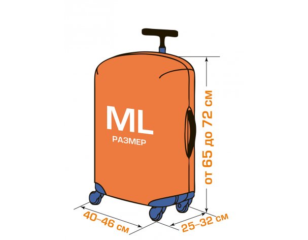 Cover for a suitcase Routemark Stroboscope M/L (SP500)