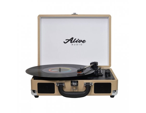 Vinyl record player Alive Audio Glam Latte