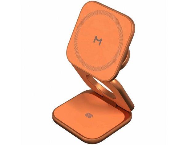 Устройство зарядное беспроводное Magssory Fold Ultra 3 в 1 для Apple оранжевый (WCH083or)