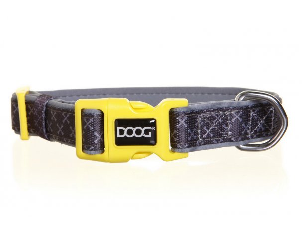 Ошейник для собак Doog Odie серо-желтый, M, 32-46 см RA-325291