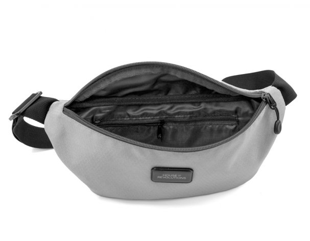 Bag belt Brand Charger Bumble universal waterproof made of recycled plastic, grey (936088)