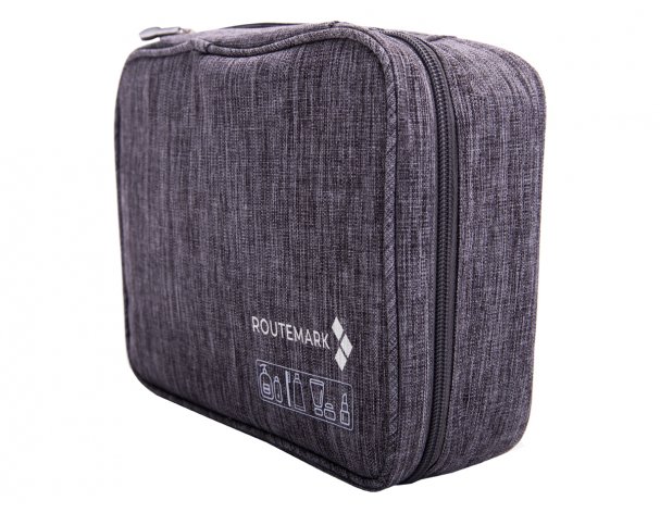 Cosmetics bag Routemark OBZ-01 grey