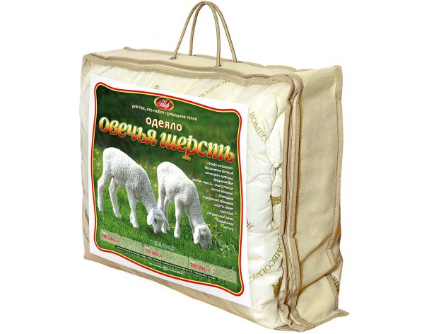 Blanket of sheep wool Elf thickened double 309-чОШ