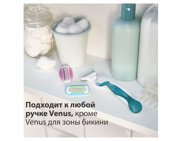 Кассеты сменные для бритвы Gillette Venus Smooth 2 шт.