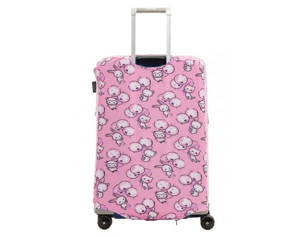 Cover for a suitcase Routemark White & Fluffy L/XL (SP310), Art. Lebedev Studio