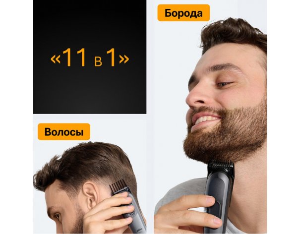 Триммер электрический Braun AIO5520 MS Grey