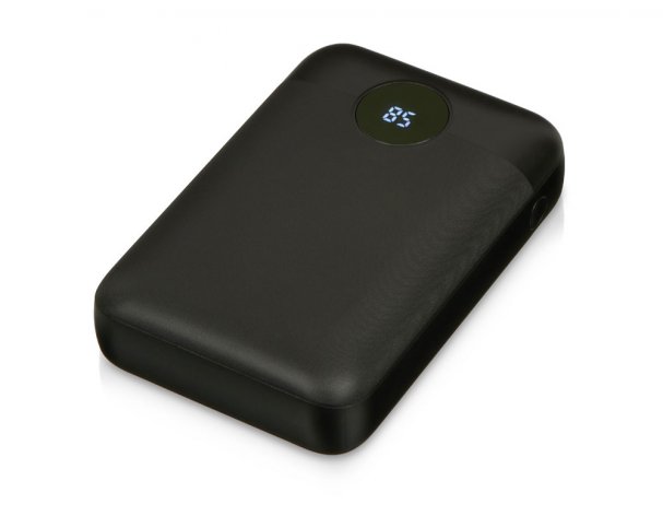 External battery with fast charging Qjet QC/PD CosmIQ, 10000 mAh, Black (696817)