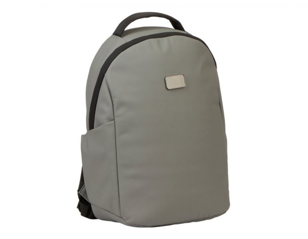 Backpack Voyager Sofit laptop made of eco‑leather, gray (935710)
