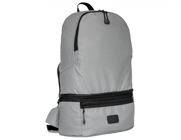 Backpack convertible Brand Charger Athletica water‑resistant with a waist bag, 45.5 x 29 x 13 cm, grey (833116)