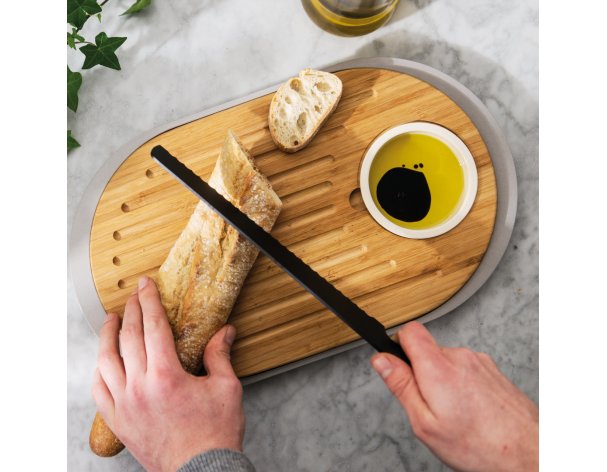 Snack set Berghoff Leo with cutting board-tray 2 items 39*23*2,5 cm 3950060