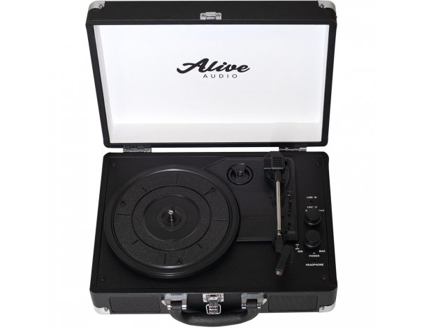Turntable Alive Audio Glam Noir GLM-01-NR