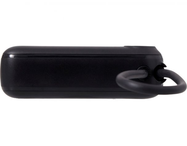 Battery external with integrated cable Evolt Liri, QC/PD, 10000 mAh, black (872917)