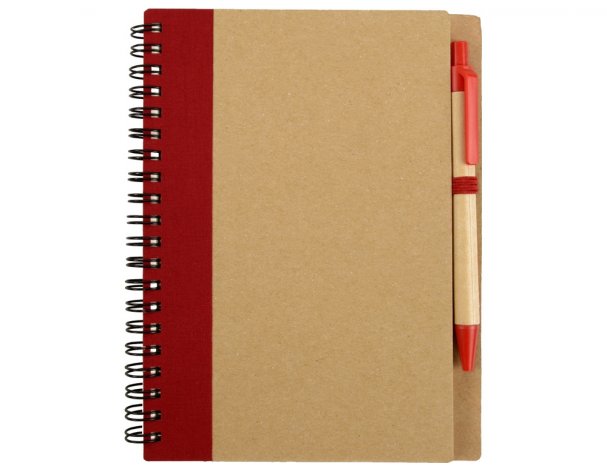 Gift set Essentials with USB flash drive and A5 notebook with pen, red (700321.01)