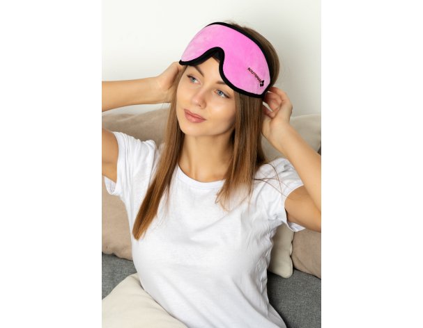 Mask for a sleep Routemark 3D Evolution pink + birches