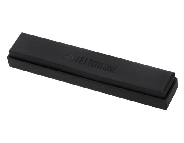 Pen rollerball Lettertone Monarch metal with an anodized layer, black (21002.07)