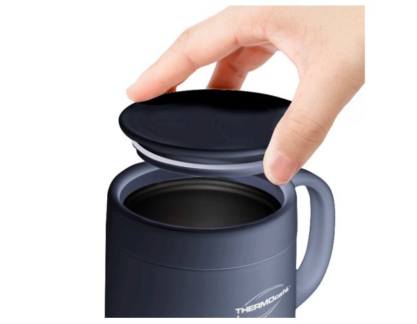 Термокружка Thermos THERMOcafe из нержавеющей стали TCCM-460SY (OGY) 0,46л