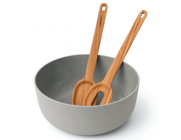 Salad bowl 24*10 cm with serving devices 30*6 cm Berghoff Leo 3950096
