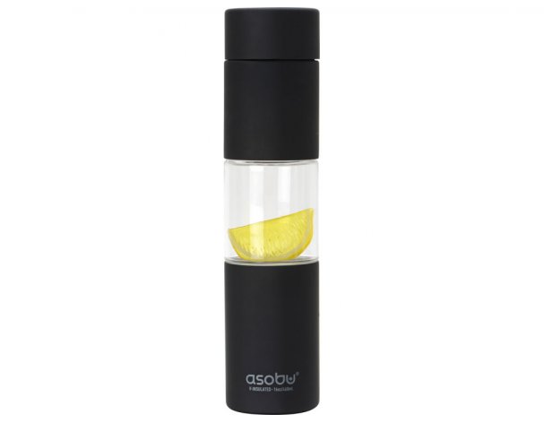Water Bottle Asobu Flavour U See, 460ml, Black