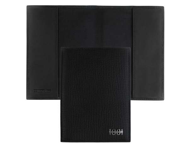 Обложка для паспорта Cerruti 1881 Irving Black, 11,5x8,5 x 2 см, черный (NLP012A)