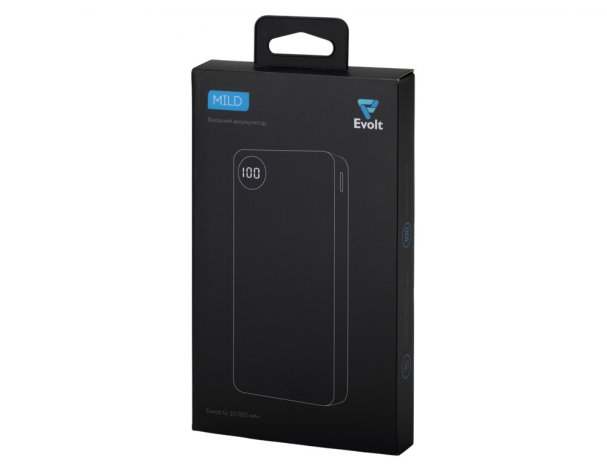 External battery with Evolt Mild display, 10,000 mAh, white (591236)