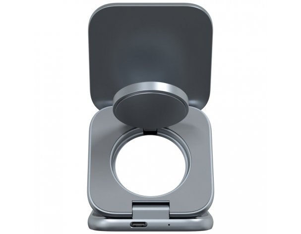 Устройство зарядное беспроводное Magssory Fold Ultra 3 в 1 для Apple полночь (WCH083m)