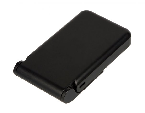 Аккумулятор внешний магнитный Qjet MagnIQ, 5000 mAh, черный (230437)
