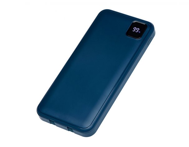 Battery external with built-in cables Evolt Frame, 10000mAh, dark blue (590170.72)