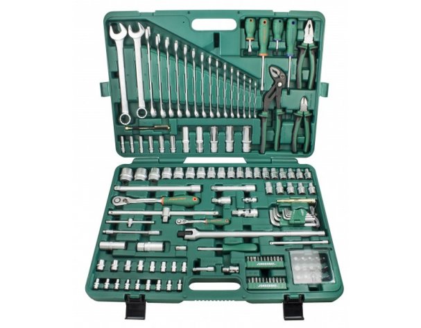 Набор инструмента универсальный Jonnesway 1/4" 1/2"DR 142 предмета S04H524142S