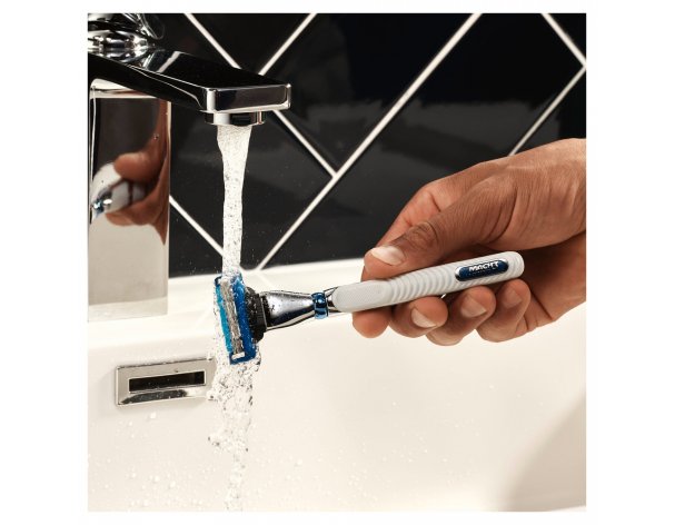 Станок бритвенный Gillette Mach3 Turbo 3D с 2 сменными кассетами