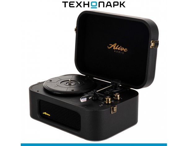 Turntable Alive Audio Stories Glam Noir STR-06-GN