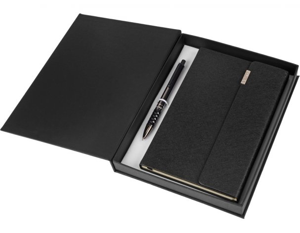 Gift set Luxe Tactical Dark: A5 notebook, ballpoint pen, black (10711100)
