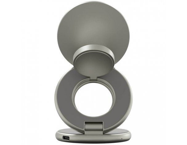 Устройство зарядное беспроводное Magssory Signature Pro 3 в 1 Qi2 Titan (WCH073t)
