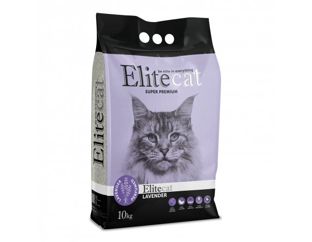Наполнитель комкующийся EliteCat Lavender 11.4 л/10 кг
