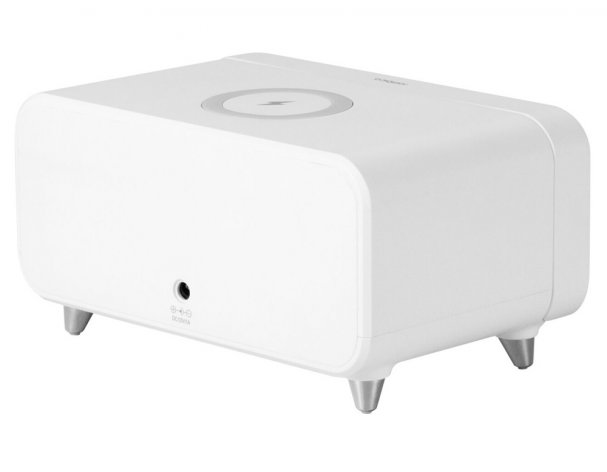 Часы с беспроводным зарядным устройством Rombica Timebox 1 белый RA-241708