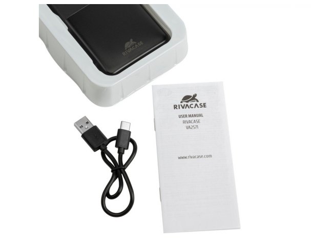 Battery external Rivacase VA2571, 20000 mAh, black (94353)