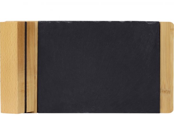 Набор для сыра из сланцевой доски и ножей Bamboo collection Taleggio, светло-коричневый (822108)