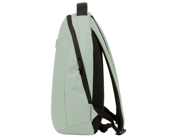 Backpack Voyager Sofit laptop made of eco‑leather, 34×14×44 cm, olive (935713)