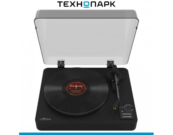 Проигрыватель виниловых пластинок Alive Audio Magna Black/черный