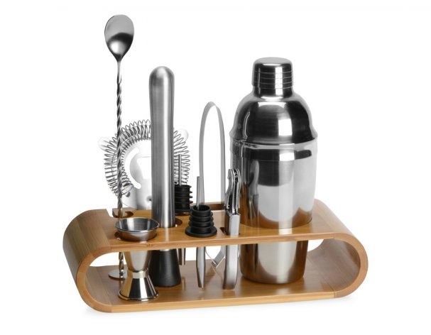 Kit Master of Wine Bartender for making cocktails on a bamboo stand RA-236724
