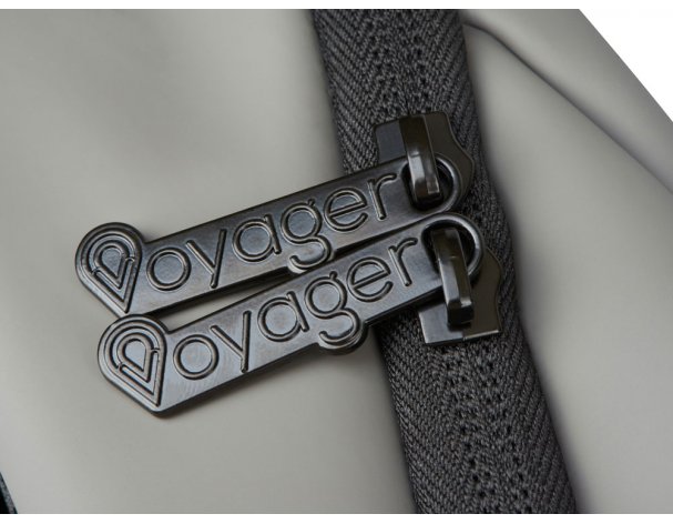 Backpack Voyager Sofit laptop made of eco‑leather, gray (935710)
