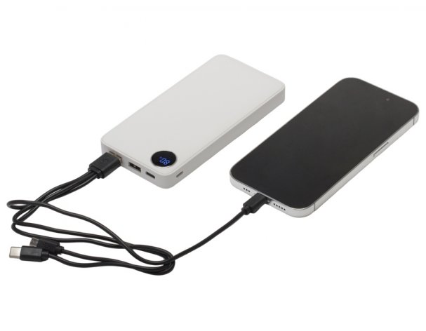 External battery with Evolt Mild display, 10,000 mAh, white (591236)
