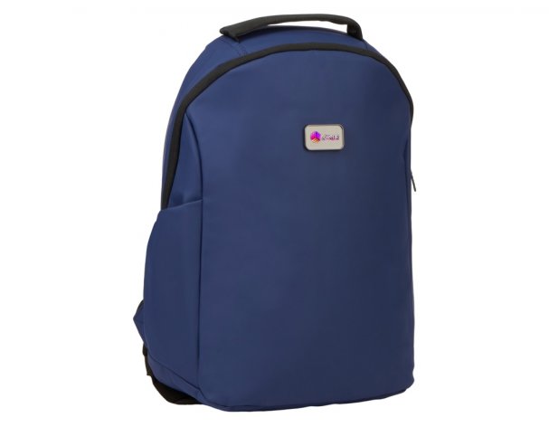 Рюкзак Voyager Sofit для ноутбука из экокожи, 34x14x44 см, синий (935712)