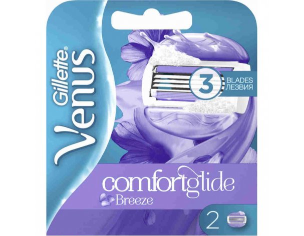 Кассеты сменные для бритвы Gillette Venus Comfortglide Breeze 2 шт.