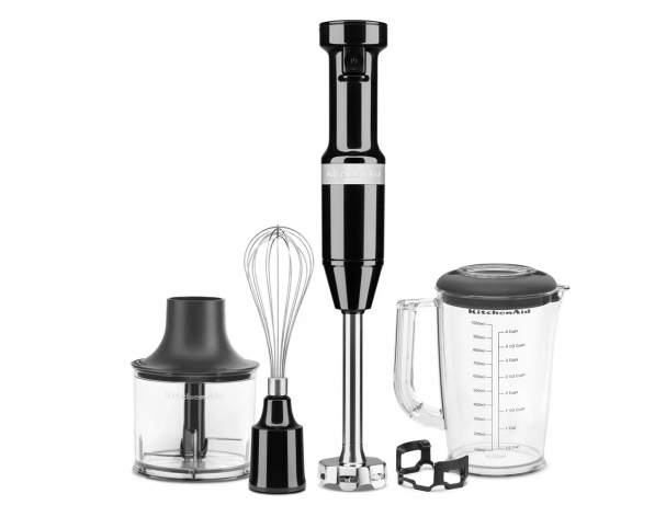 Блендер погружной KitchenAid 5KHBV83EOB черный