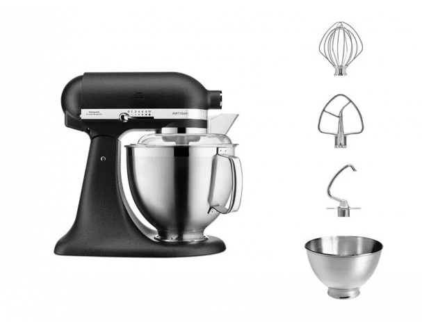 Миксер планетарный KitchenAid Artisan 5KSM185PSEBK 4.8 л чугун
