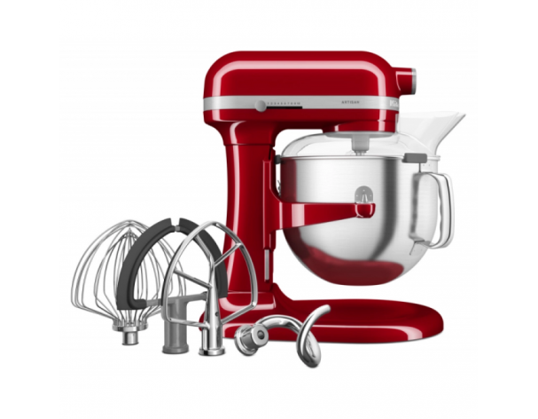 Planetary mixer KitchenAid Artisan 5KSM70SHXEER 6.6 l, red