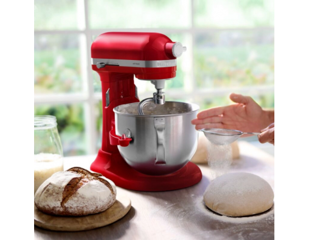 Planetary mixer KitchenAid Artisan 5KSM70SHXEER 6.6 l, red