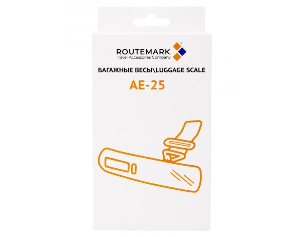 Luggage scales Routemark black АЕ25