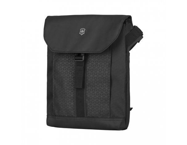 Сумка наплечная Victorinox Altmont Original Flapover Digital Bag, нейлон, 26x10x30 см, 7 л, чёрная (606751)
